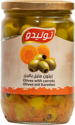 زيتون متبل بالجزر